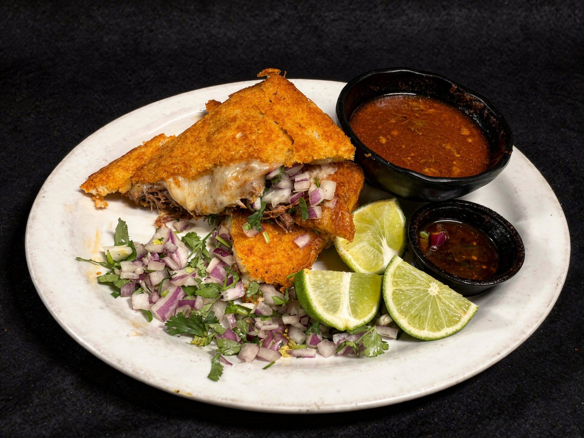 Birria Grilled Cheese now at Tequila Grill in Eugene Oregon